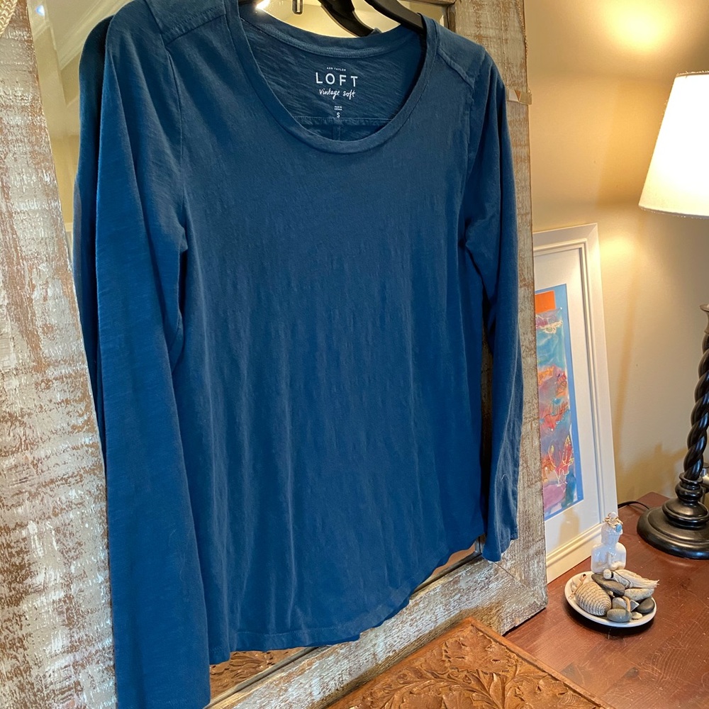LOFT | Vintage soft, long sleeve tee. Size S